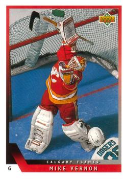 #177 Mike Vernon - Calgary Flames - 1993-94 Upper Deck Hockey
