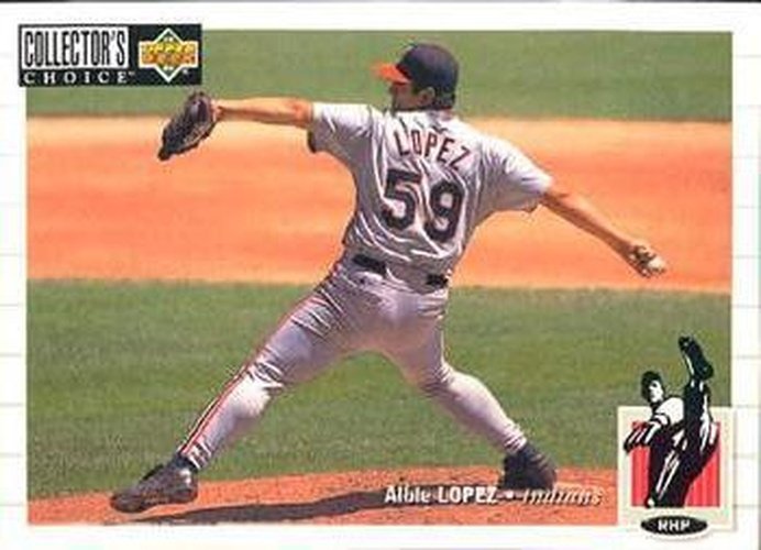#177 Albie Lopez - Cleveland Indians - 1994 Collector's Choice Baseball