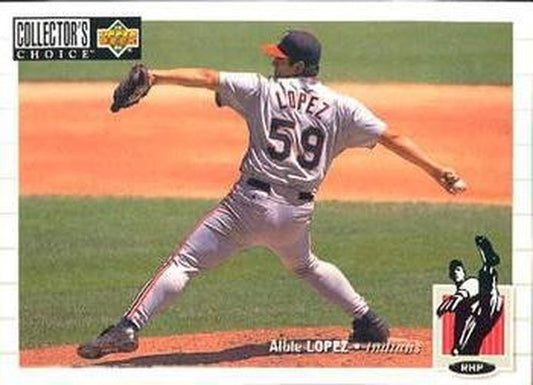 #177 Albie Lopez - Cleveland Indians - 1994 Collector's Choice Baseball