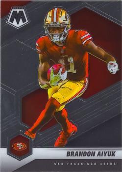 #177 Brandon Aiyuk - San Francisco 49ers - 2021 Panini Mosaic Football