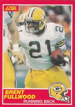 #177 Brent Fullwood - Green Bay Packers - 1989 Score Football
