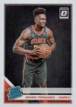 #177 Bruno Fernando - Atlanta Hawks - 2019-20 Donruss Optic Basketball