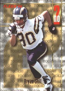 #177 Bryan Still - San Diego Chargers - 1996 Fleer Football