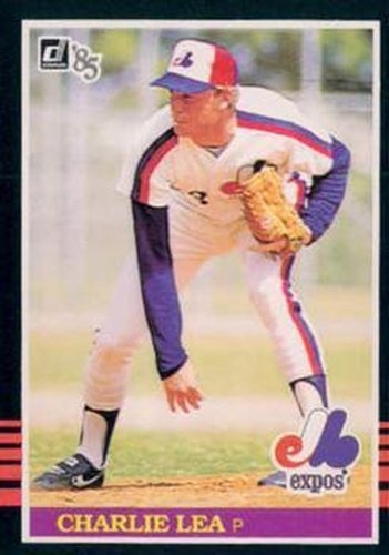 #177 Charlie Lea - Montreal Expos - 1985 Donruss Baseball