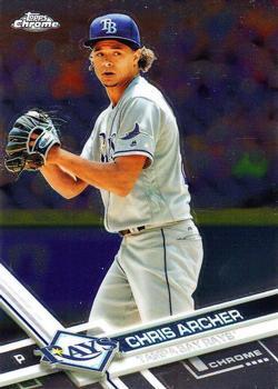 #177 Chris Archer - Tampa Bay Rays - 2017 Topps Chrome Baseball