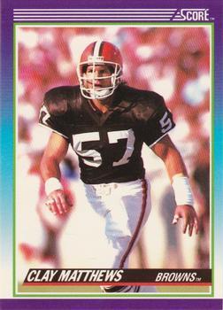 #177 Clay Matthews - Cleveland Browns - 1990 Score Football