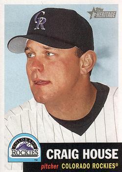 #177 Craig House - Colorado Rockies - 2002 Topps Heritage Baseball