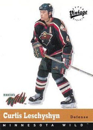 #177 Curtis Leschyshyn - Minnesota Wild - 2000-01 Upper Deck Vintage Hockey