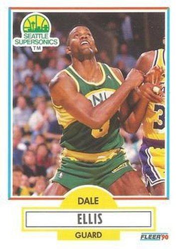 #177 Dale Ellis - Seattle SuperSonics - 1990-91 Fleer Basketball
