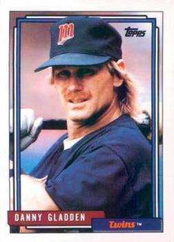 #177 Danny Gladden - Minnesota Twins - 1992 Topps Baseball