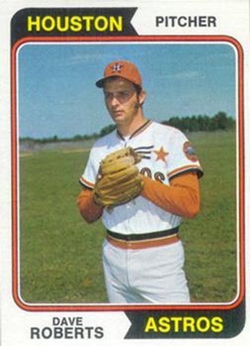 #177 Dave Roberts - Houston Astros - 1974 Topps Baseball