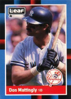 #177 Don Mattingly - New York Yankees - 1988 Leaf Baseball