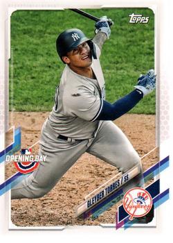 #177 Gleyber Torres - New York Yankees - 2021 Topps Opening Day Baseball