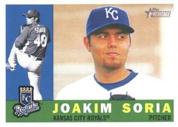#177 Joakim Soria - Kansas City Royals - 2009 Topps Heritage Baseball