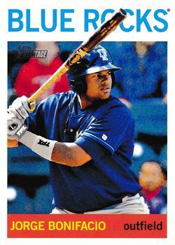 #177 Jorge Bonifacio - Wilmington Blue Rocks - 2013 Topps Heritage Minor League Baseball