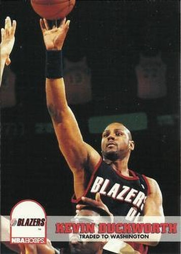 #177 Kevin Duckworth - Washington Bullets - 1993-94 Hoops Basketball