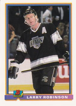 #177 Larry Robinson - Los Angeles Kings - 1991-92 Bowman Hockey