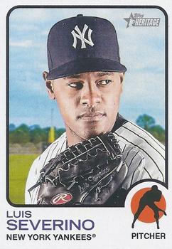 #177 Luis Severino - New York Yankees - 2022 Topps Heritage Baseball