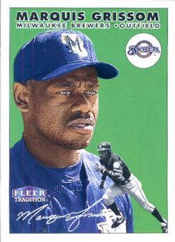 #177 Marquis Grissom - Milwaukee Brewers - 2000 Fleer Tradition Baseball