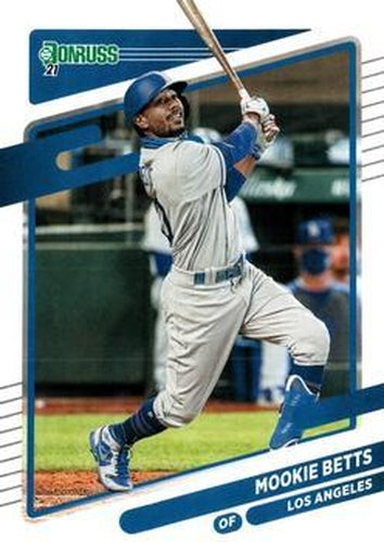 #177 Mookie Betts - Los Angeles Dodgers - 2021 Donruss Baseball