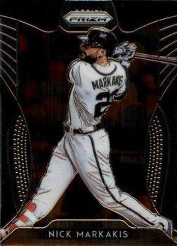 #177 Nick Markakis - Atlanta Braves - 2019 Panini Prizm Baseball