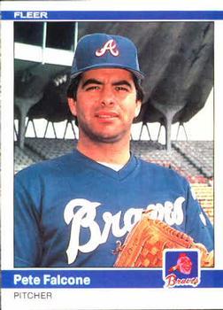 #177 Pete Falcone - Atlanta Braves - 1984 Fleer Baseball
