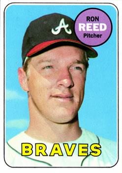 #177 Ron Reed - Atlanta Braves - 1969 Topps Baseball