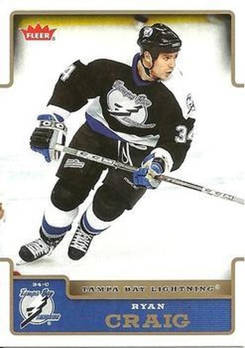#177 Ryan Craig - Tampa Bay Lightning - 2006-07 Fleer Hockey