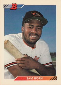 #177 Sam Horn - Baltimore Orioles - 1992 Bowman Baseball
