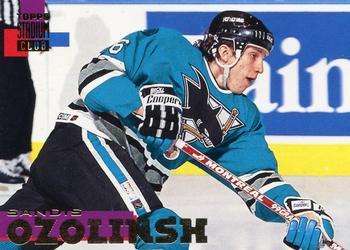 #177 Sandis Ozolinsh - San Jose Sharks - 1994-95 Stadium Club Hockey