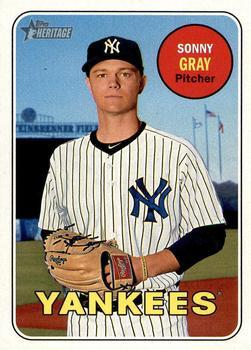 #177 Sonny Gray - New York Yankees - 2018 Topps Heritage Baseball
