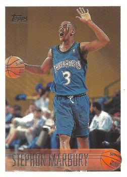 #177 Stephon Marbury - Minnesota Timberwolves - 1996-97 Topps Basketball