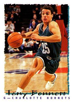 #177 Tony Bennett - Charlotte Hornets - 1994-95 Topps Basketball