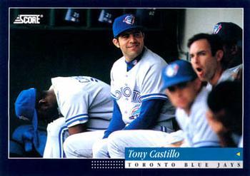 #177 Tony Castillo - Toronto Blue Jays -1994 Score Baseball