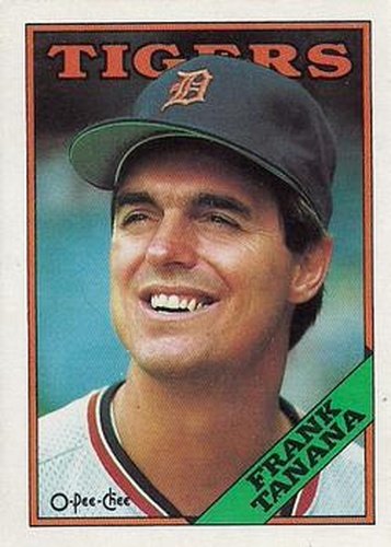 #177 Frank Tanana - Detroit Tigers - 1988 O-Pee-Chee Baseball