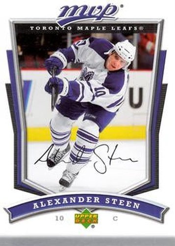 #177 Alexander Steen - Toronto Maple Leafs - 2007-08 Upper Deck MVP Hockey