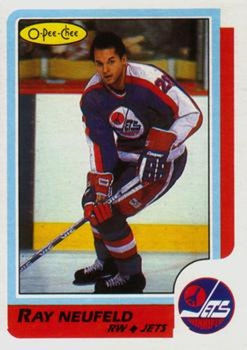 #177 Ray Neufeld - Winnipeg Jets - 1986-87 O-Pee-Chee Hockey