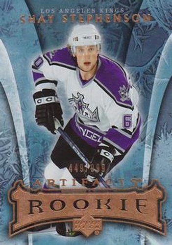 #177 Shay Stephenson - Los Angeles Kings - 2007-08 Upper Deck Artifacts Hockey