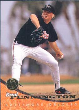 #177 Brad Pennington - Baltimore Orioles - 1994 Leaf Baseball