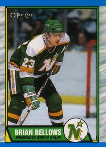 #177 Brian Bellows - Minnesota North Stars - 1989-90 O-Pee-Chee Hockey