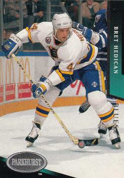#177 Bret Hedican - St. Louis Blues - 1993-94 Parkhurst Hockey