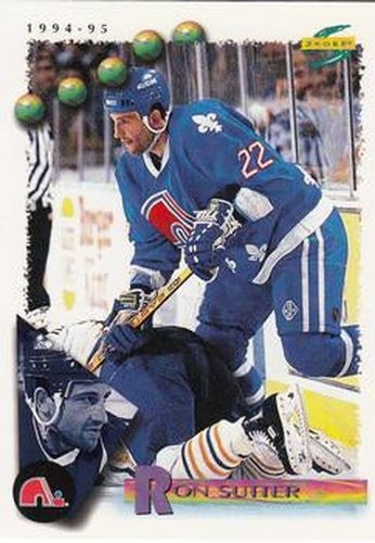 #177 Ron Sutter - Quebec Nordiques - 1994-95 Score Hockey