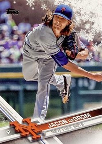 #HMW177 Jacob deGrom - New York Mets - 2017 Topps Holiday Baseball