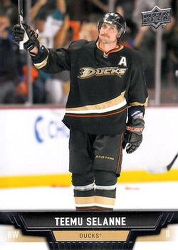 #177 Teemu Selanne - Anaheim Ducks - 2013-14 Upper Deck Hockey