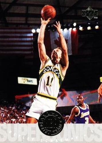 #177 Detlef Schrempf - Seattle SuperSonics - 1995-96 Upper Deck Basketball
