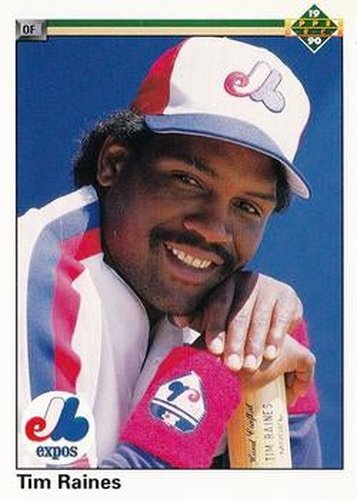 #177 Tim Raines - Montreal Expos - 1990 Upper Deck Baseball