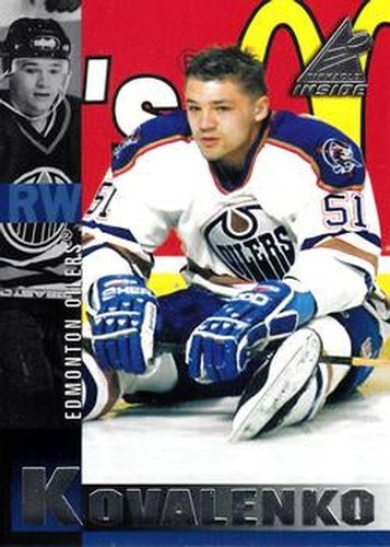#177 Andrei Kovalenko - Edmonton Oilers - 1997-98 Pinnacle Inside Hockey
