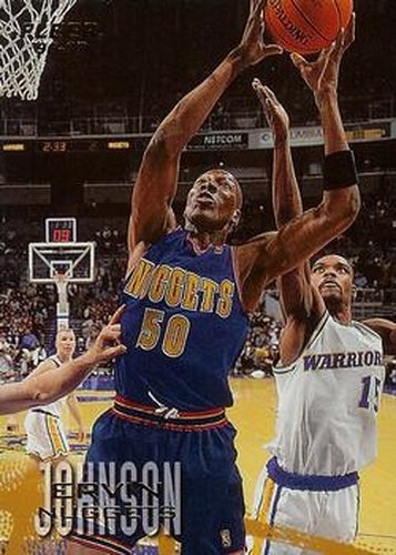 #177 Ervin Johnson - Denver Nuggets - 1996-97 Fleer Basketball