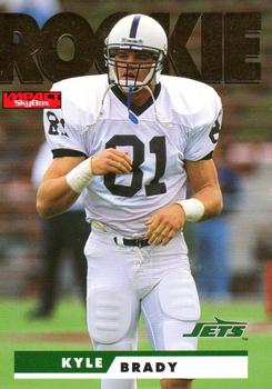 #177 Kyle Brady - New York Jets - 1995 SkyBox Impact Football