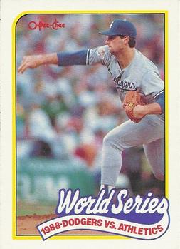 #177 1988 World Series Game 4 - Los Angeles Dodgers - 1989 O-Pee-Chee Baseball